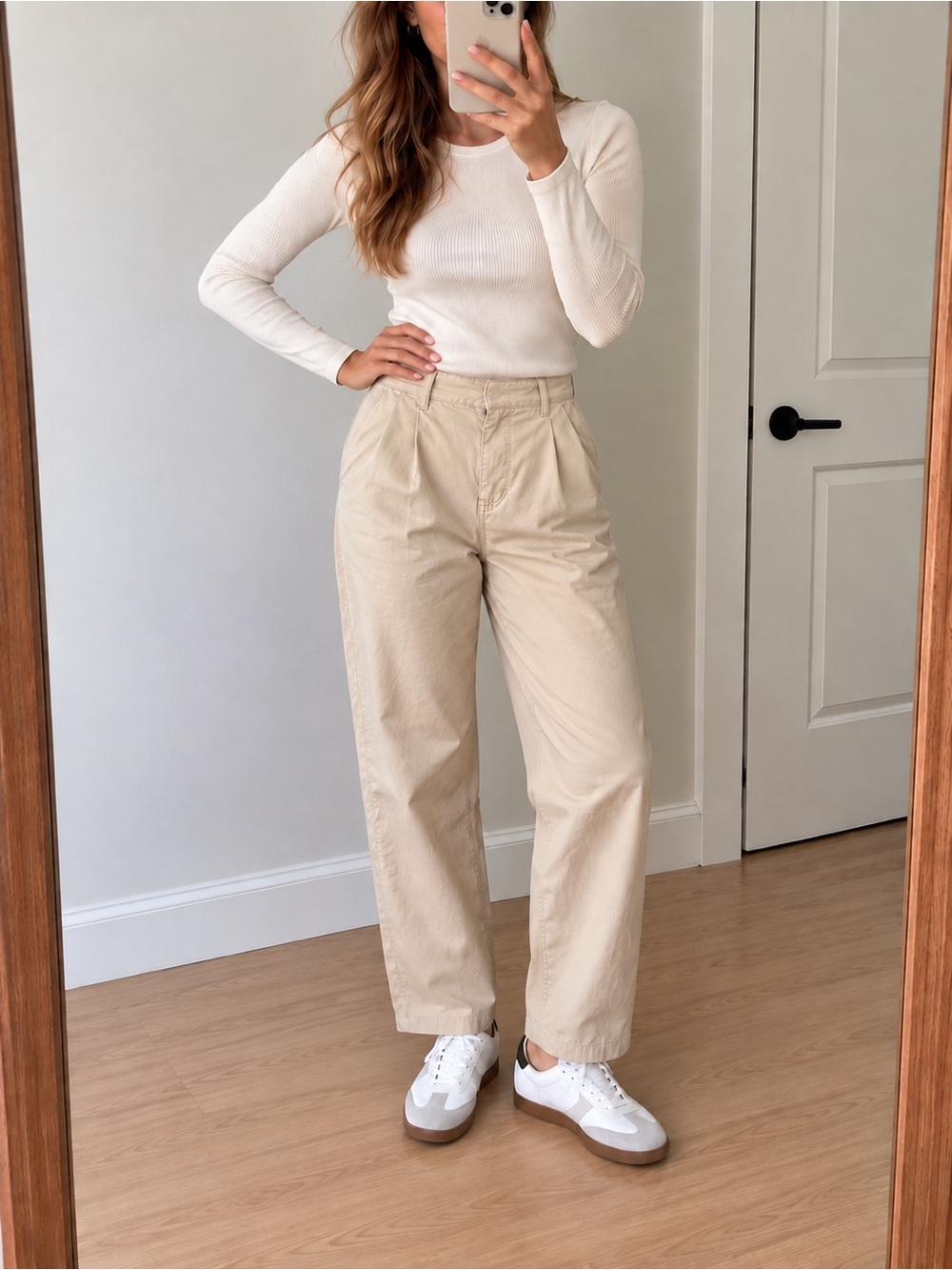 GAP Women’s Baggy Garment-Dyed Cotton Pants – Size 12